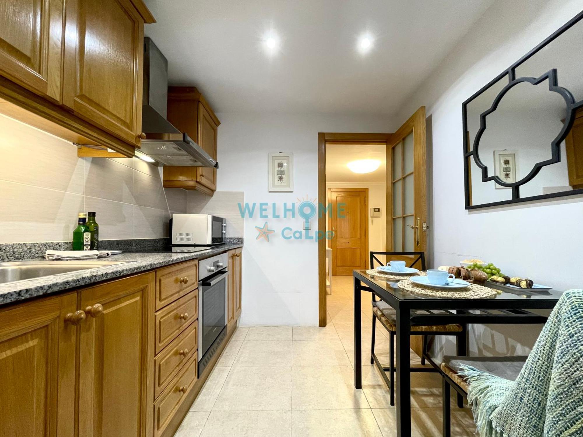 Manzana Bonito Y Comodo Apartamento Con Piscina Calpe Exteriör bild