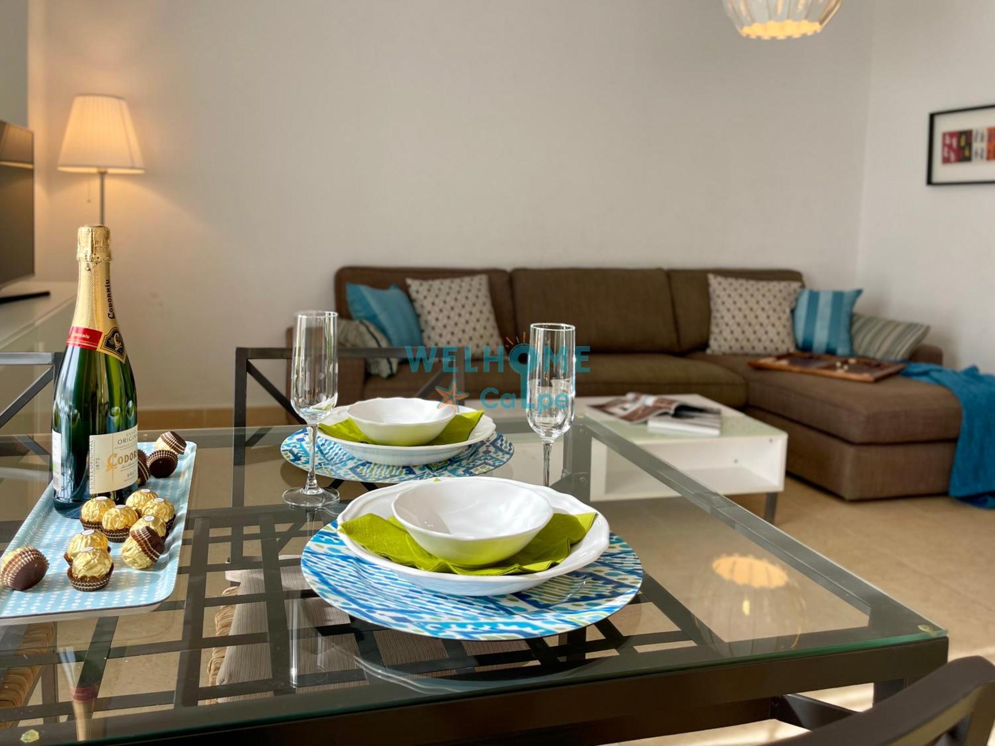 Manzana Bonito Y Comodo Apartamento Con Piscina Calpe Exteriör bild